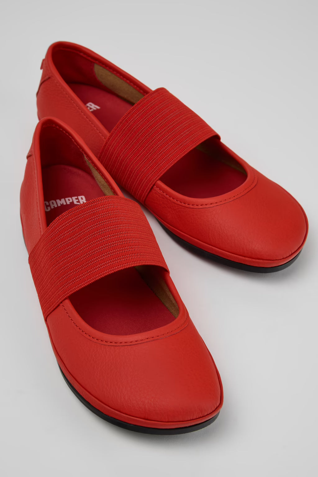 RIGHT NINA FLAT MJ ELASTIC RED