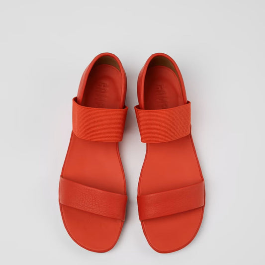 CAMPER RIGHT ISLA SANDALS IN RED