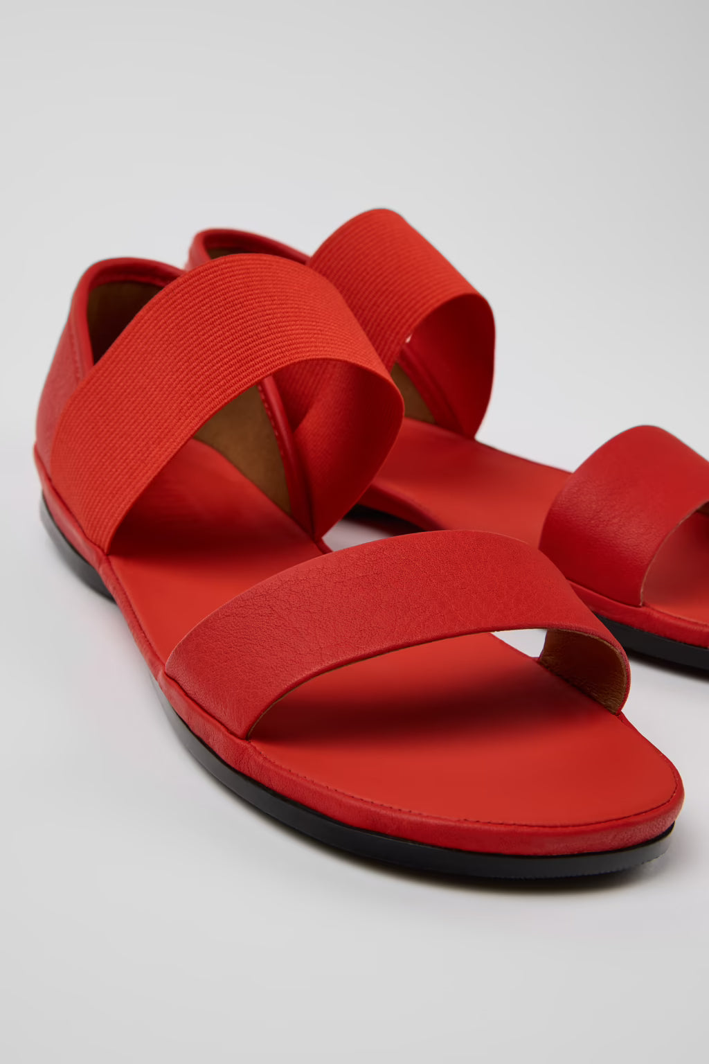 CAMPER RIGHT ISLA SANDALS IN RED - Shoe Market NYC