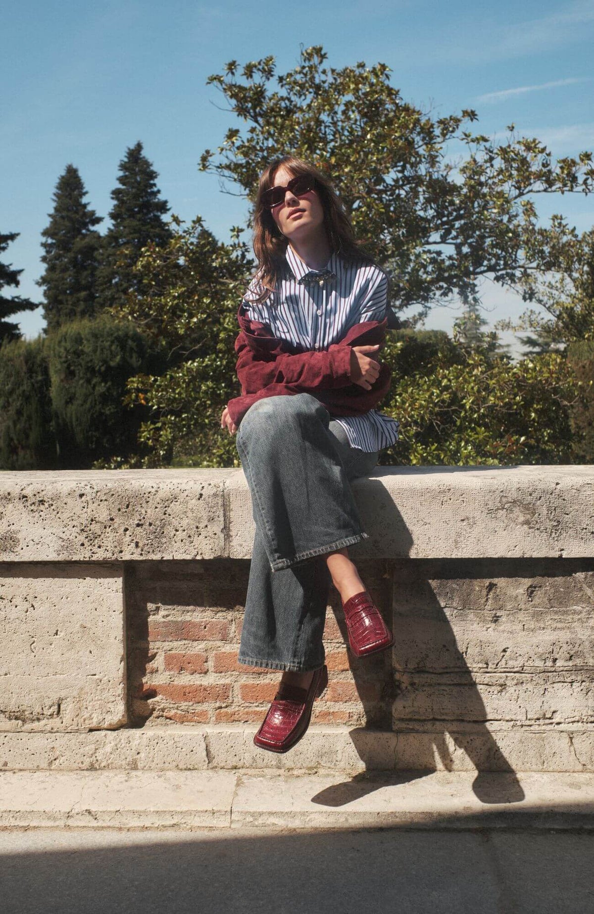 CANELLA BRAND MOCASIN CUMBI CROCO WINE