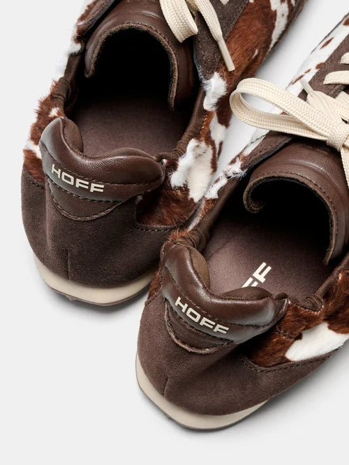 HOFF BRIDGE-PRINT BROWN SNEAKERS
