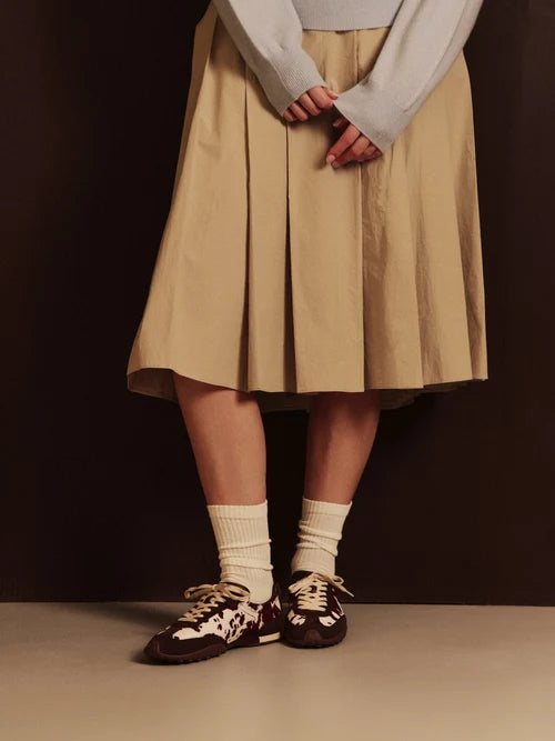 HOFF BRIDGE-PRINT BROWN SNEAKERS