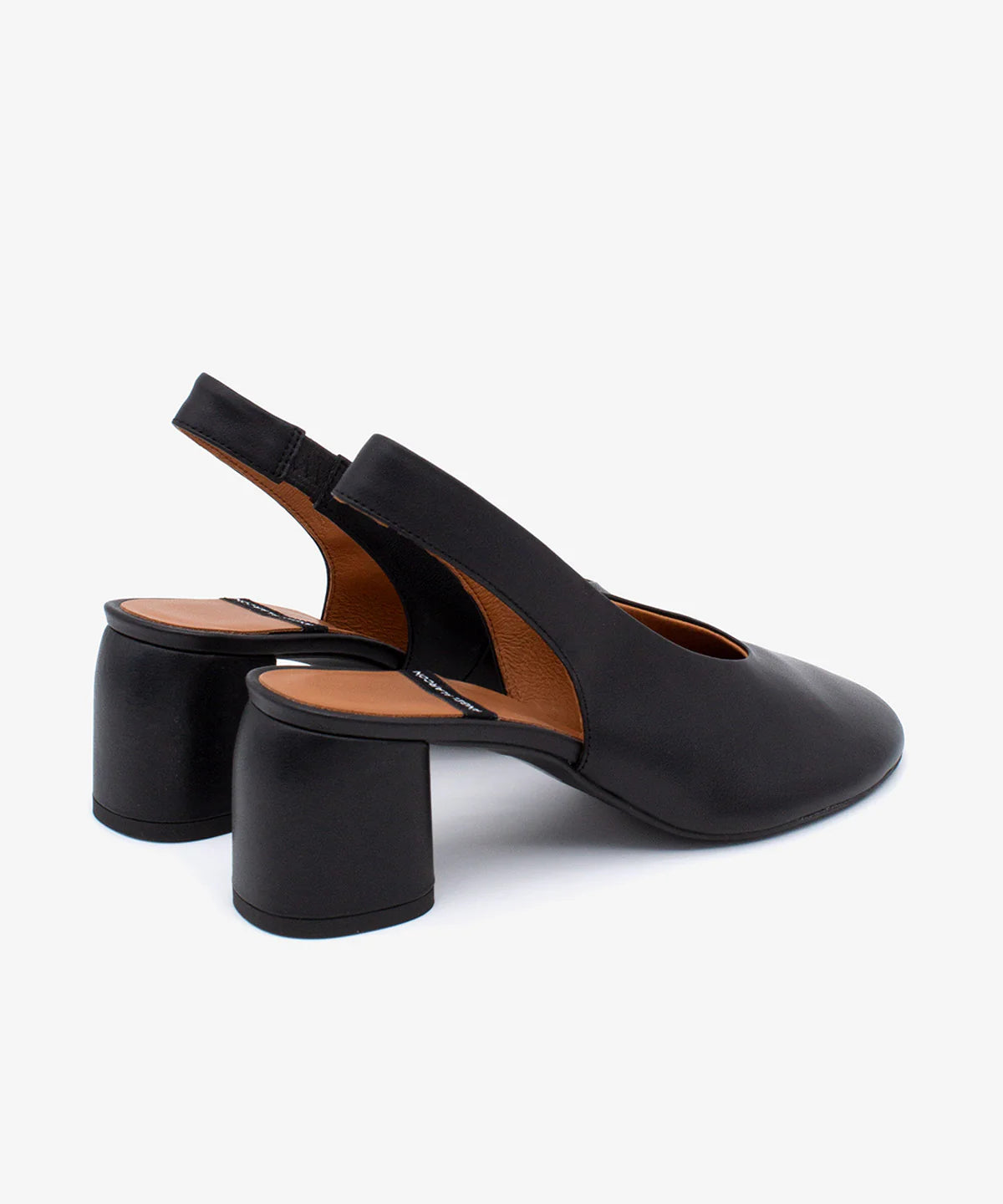 ANGEL ALACRON BEIRA SLING HEEL IN BLACK
