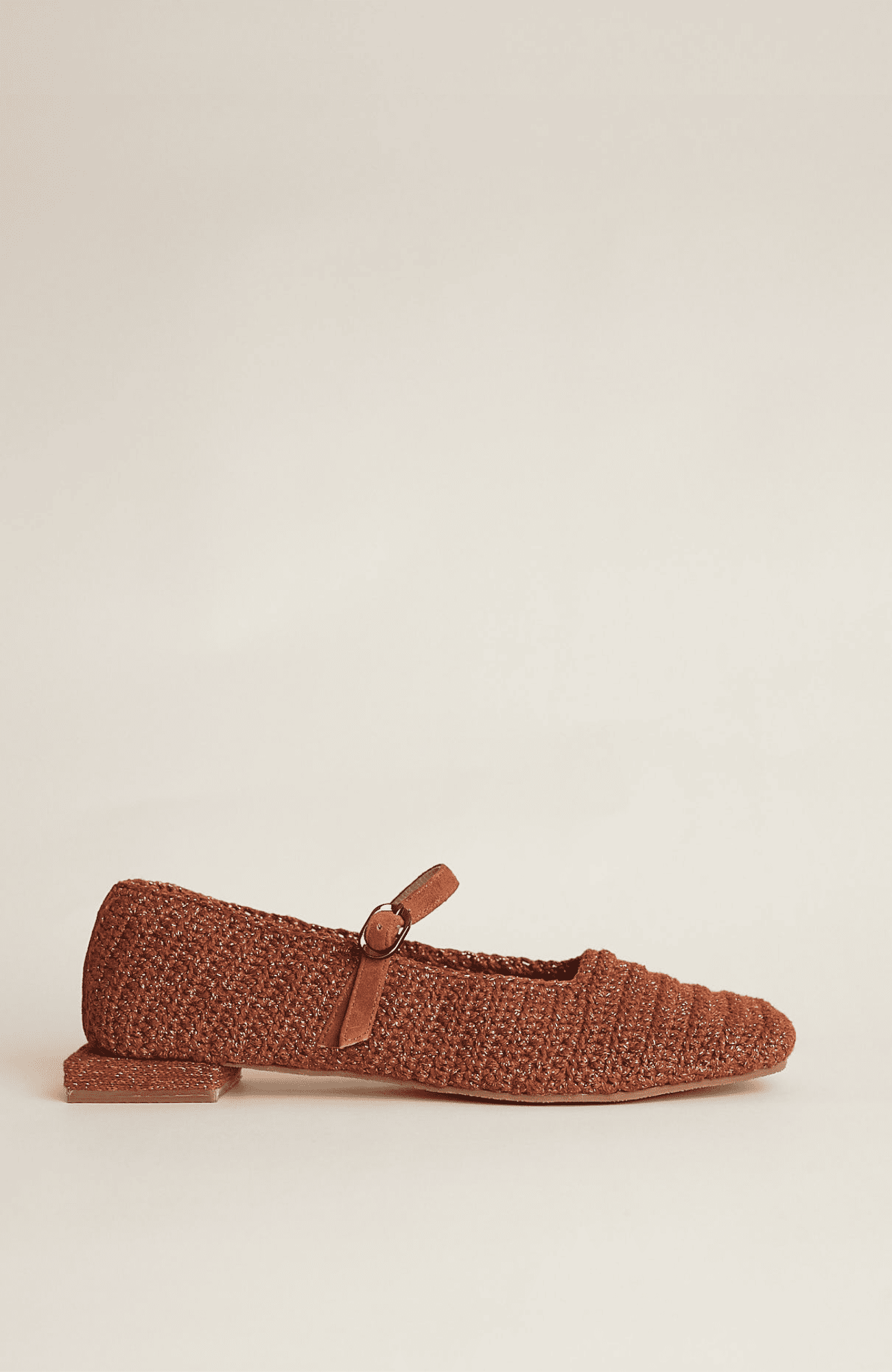 CANELLA BALLERINAS TEJIDAS WOVEN BROWN