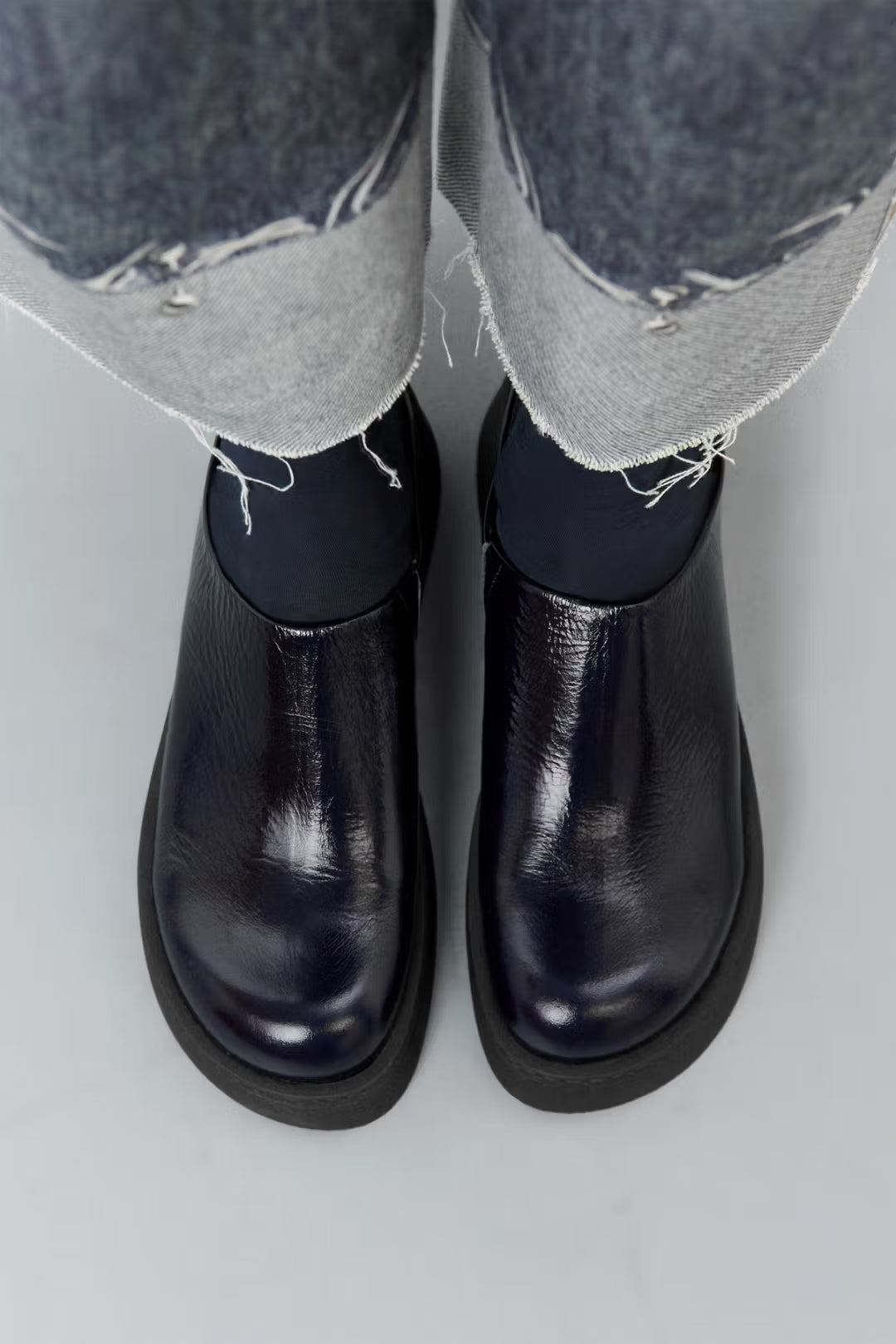 MIISTA Kristi Navy Pull Mules