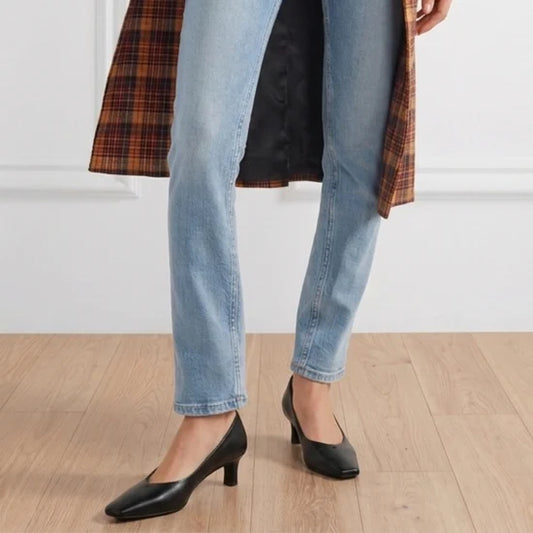 AMIE RAFA BLAIR PUMP-BLACK LEATHER