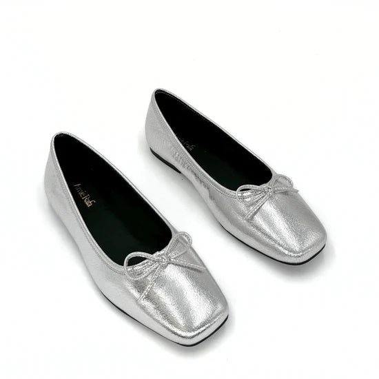 AMIE RAFA MADRID SQUARE TOE BALLET FLAT