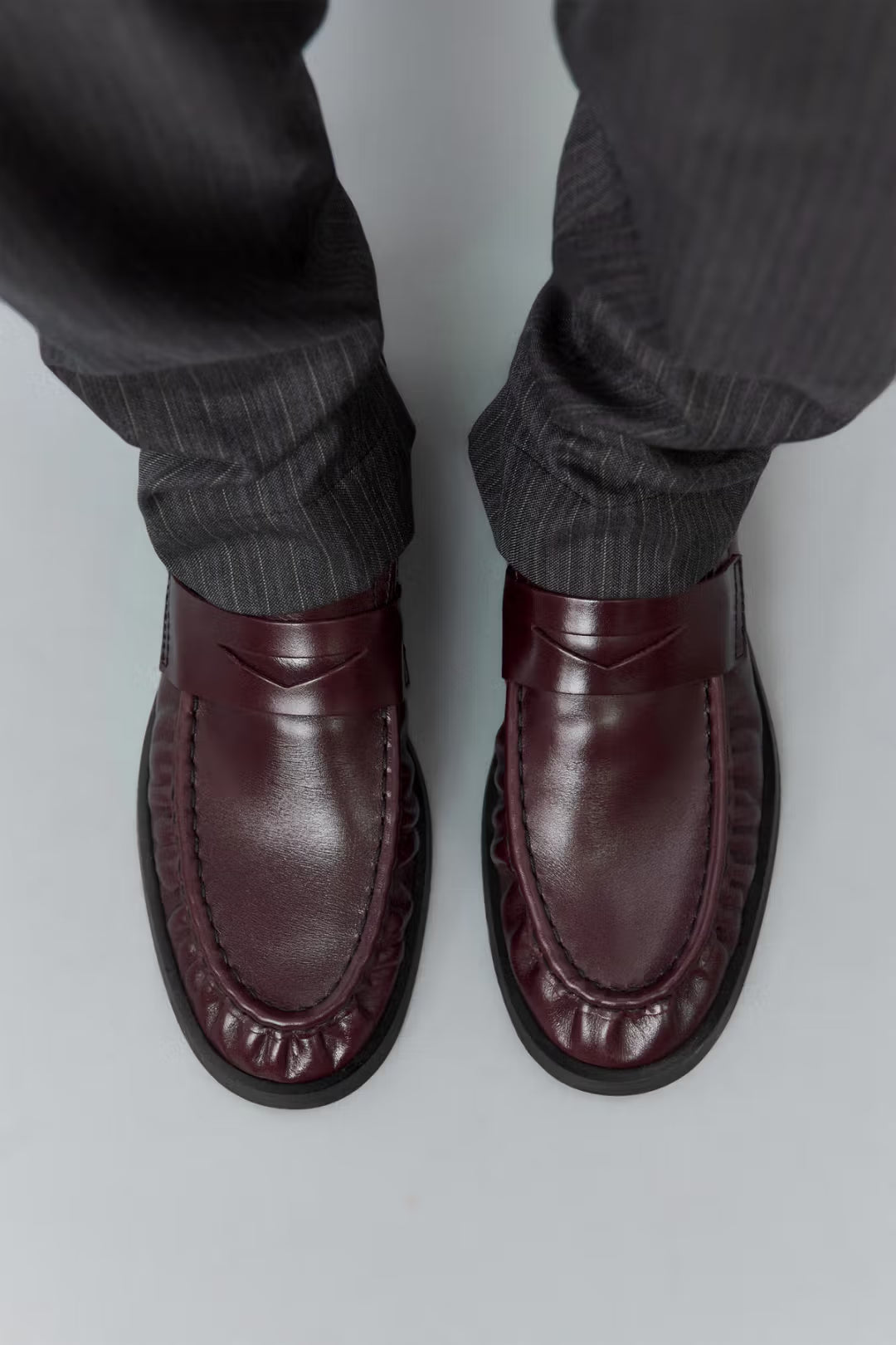 MIISTA ZITA BURGANDY MOCCASIN LOAFERS