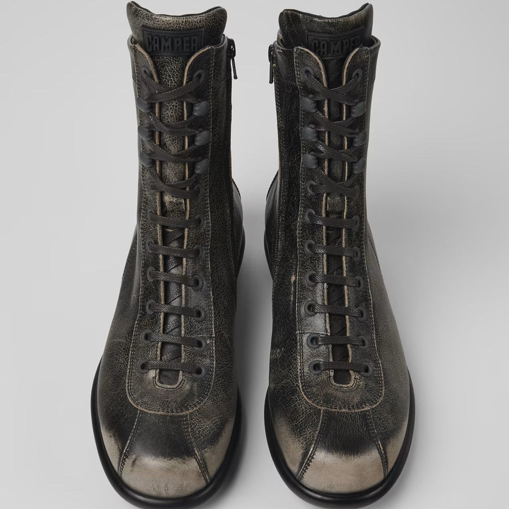 CAMPER PELOTAS HIGH TOP DISTRESSED BROWN MEN