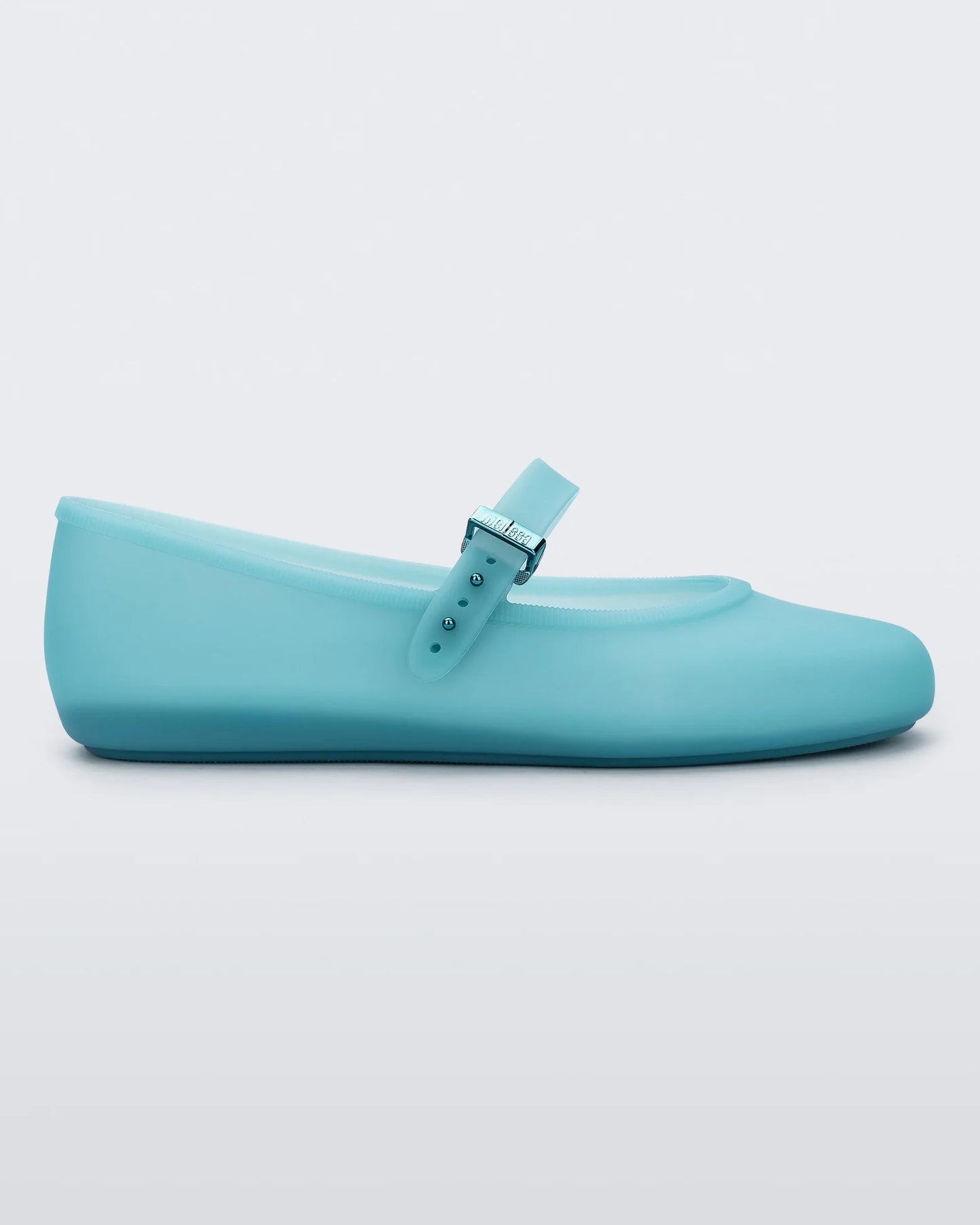 MELISSA SOFT BALLERINA FLATS IN MILKY BLUE