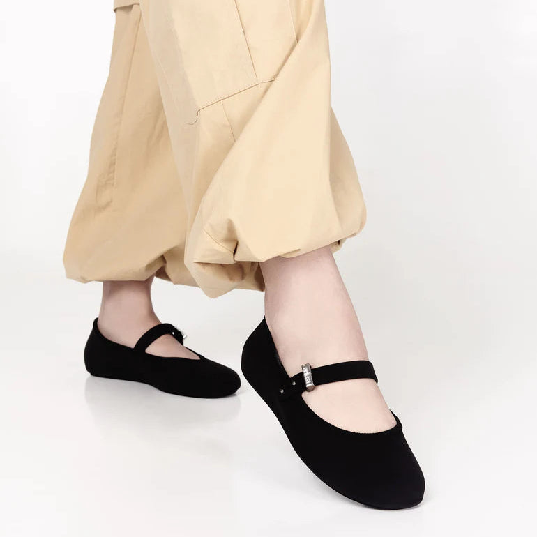 MELISSA SOFT BALLERINA BLACK - Shoe Market NYC
