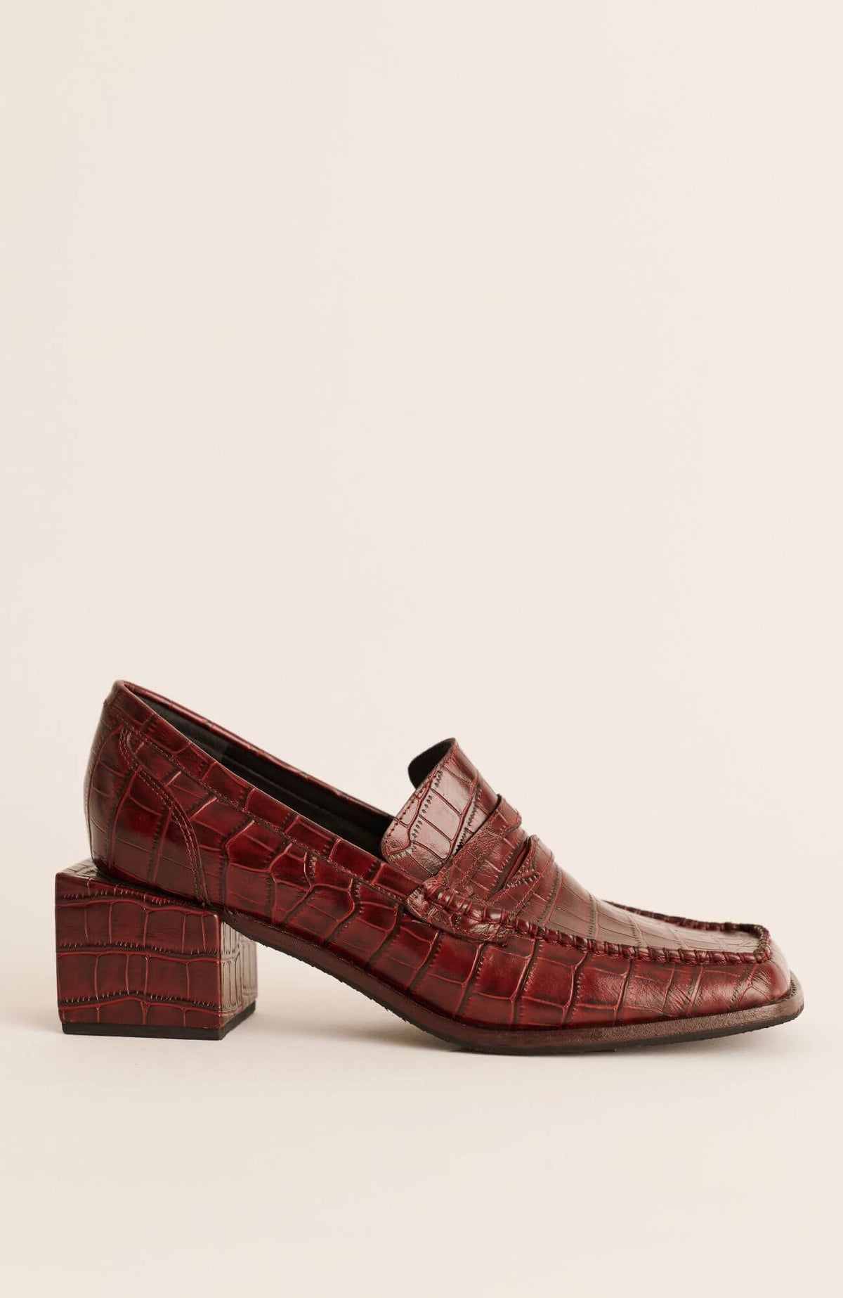 CANELLA BRAND MOCASIN CUMBI CROCO WINE