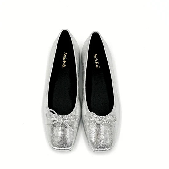 AMIE RAFA MADRID SQUARE TOE BALLET FLAT