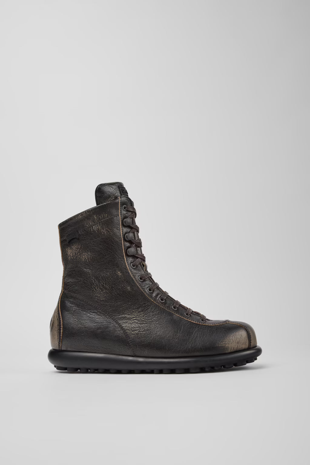 CAMPER PELOTAS HI LACE LEATHER BOOTS