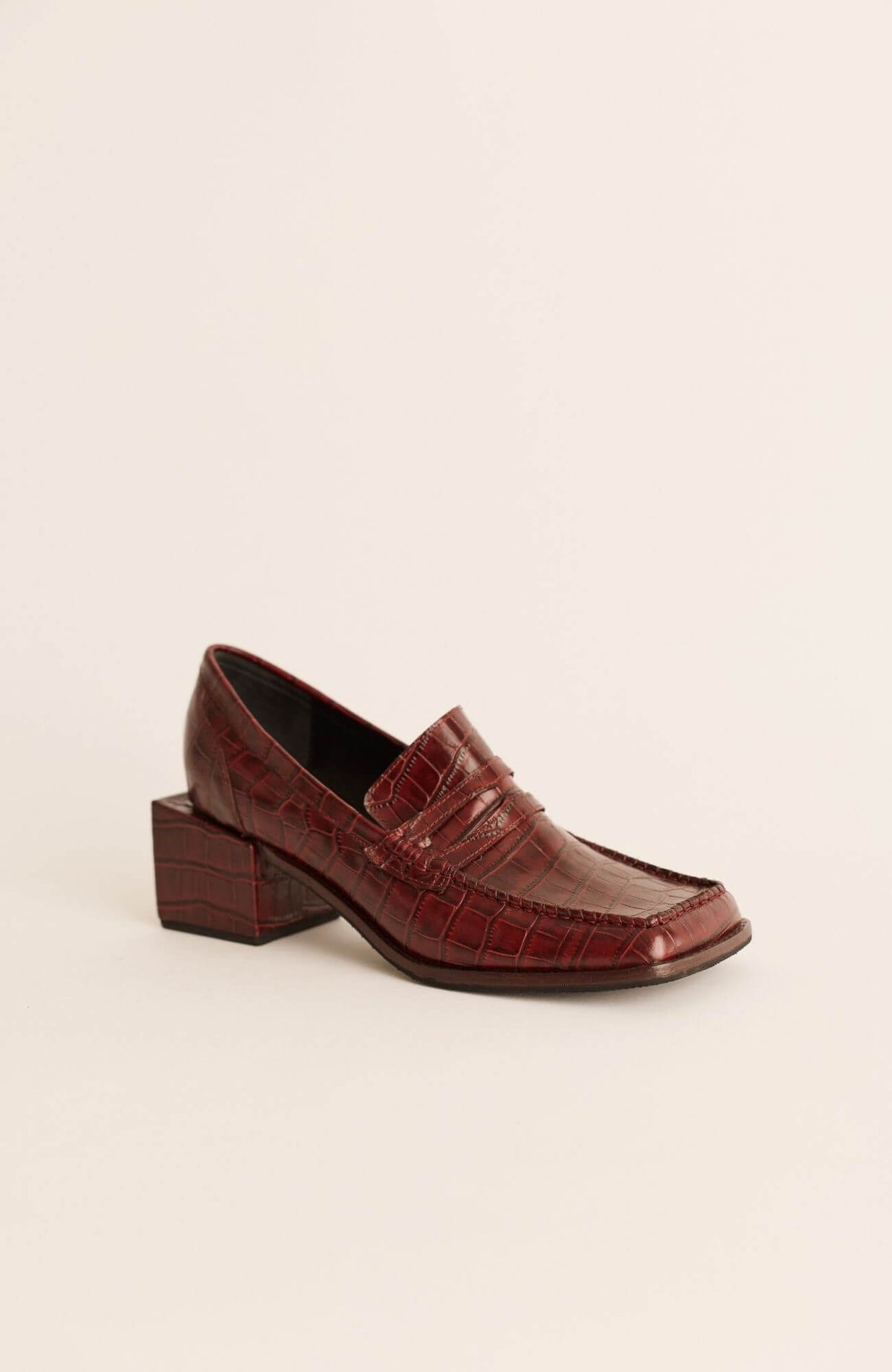 CANELLA BRAND MOCASIN CUMBI CROCO WINE