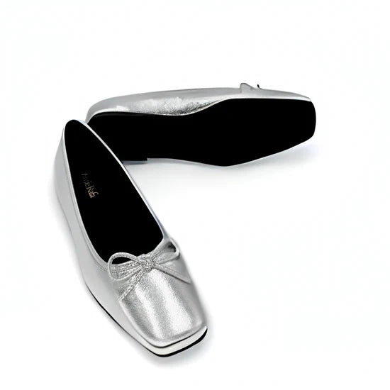 AMIE RAFA MADRID SQUARE TOE BALLET FLAT