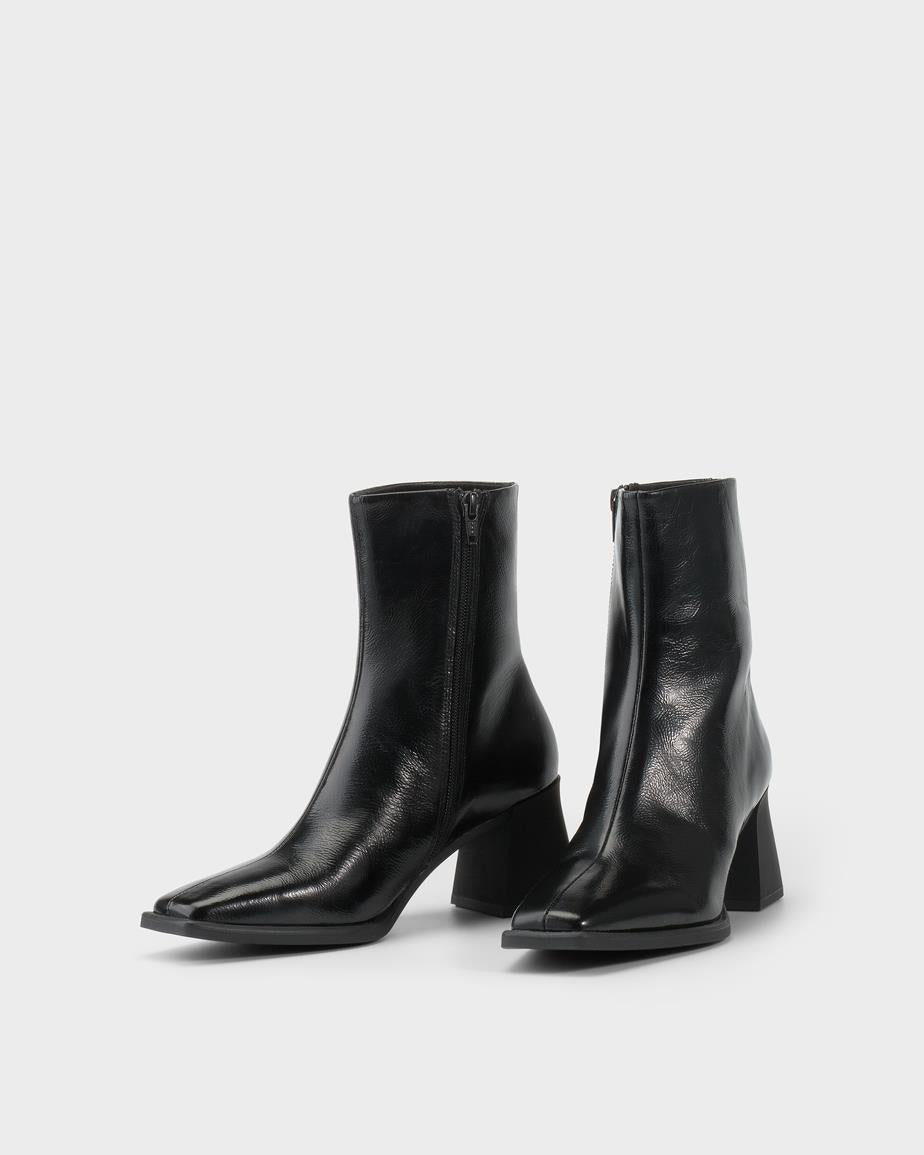 VAGABOND HEDDA BOOT PAT - BLACK