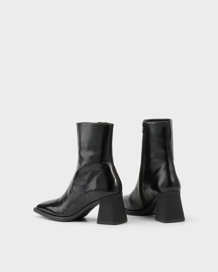 VAGABOND HEDDA BOOT PAT - BLACK