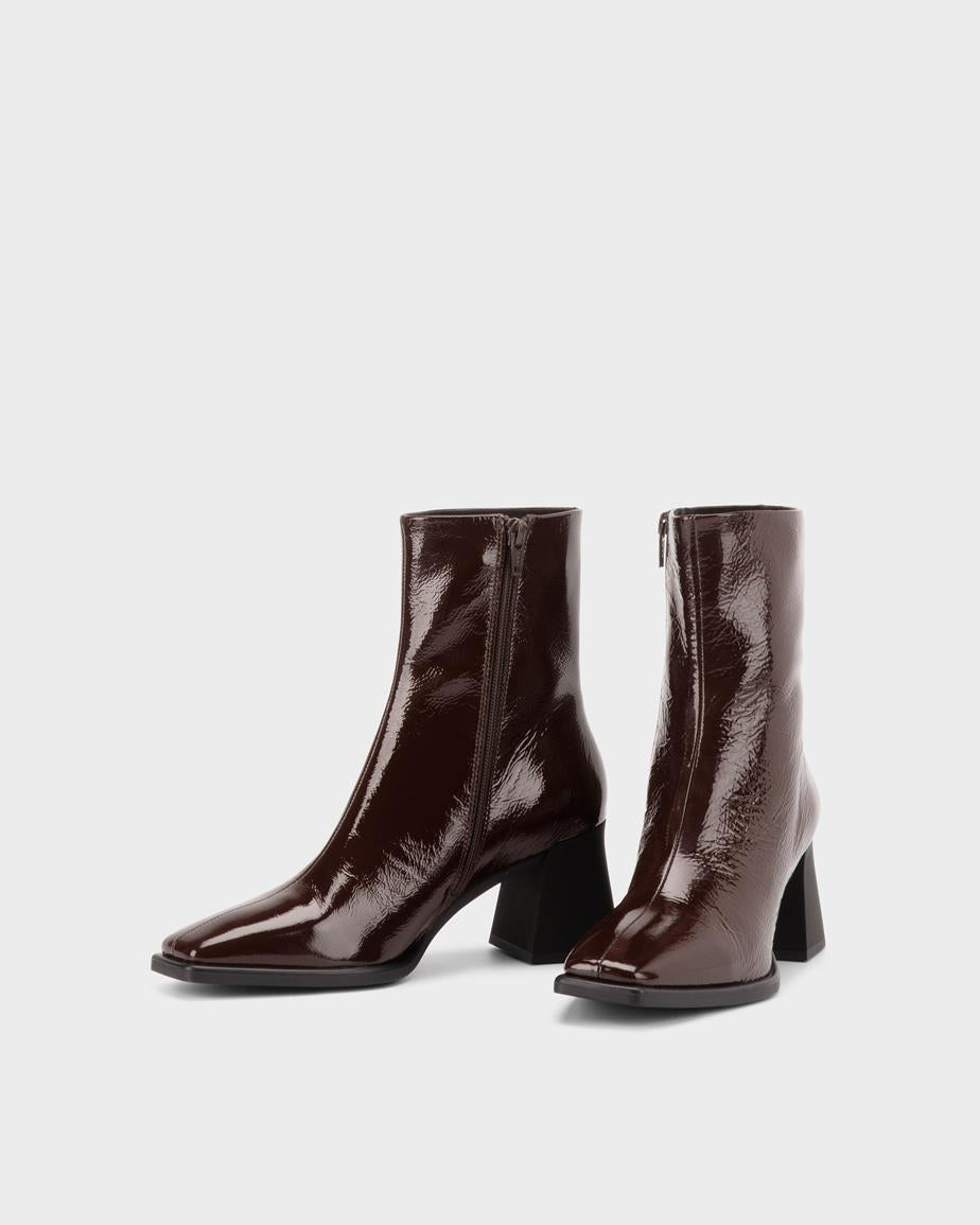 VAGABOND HEDDA BOOT PAT - CHOCO