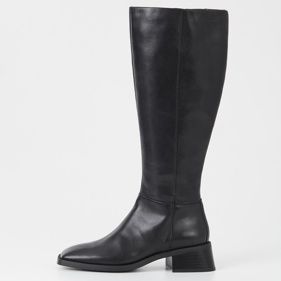 VAGABOND BLANCA TALL WIDE CALF -BLACK - Shoe Market NYC