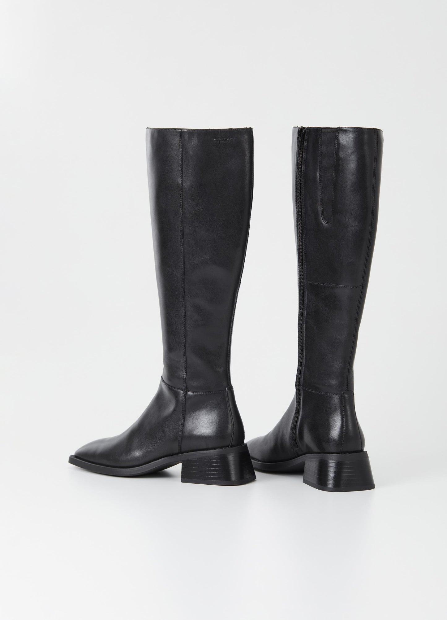 VAGABOND BLANCA TALL WIDE CALF -BLACK - Shoe Market NYC
