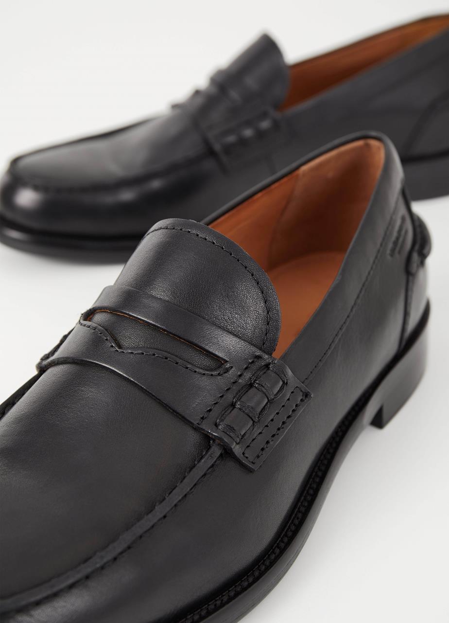 VAGABOND STEVEN-LOAFER PLAIN BLK