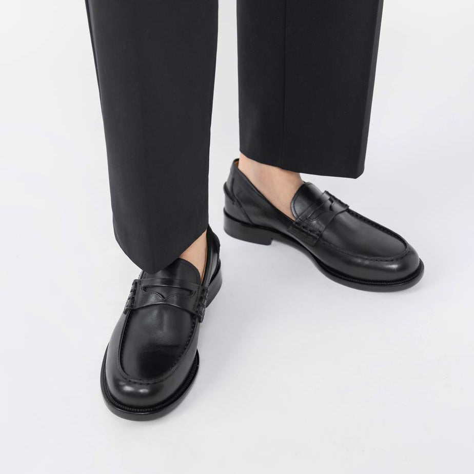 VAGABOND STEVEN-LOAFER PLAIN BLK