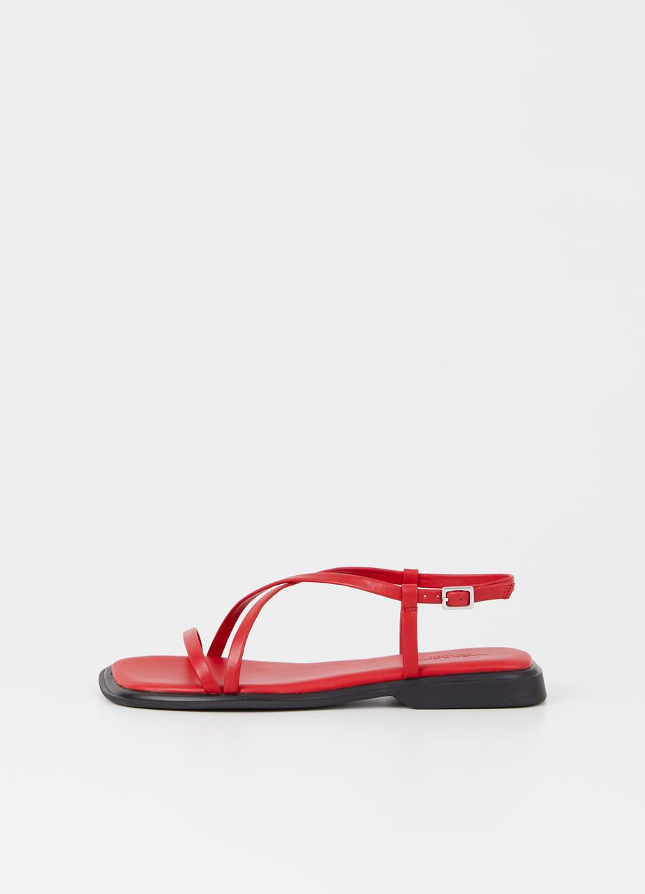 VAGABOND IZZY SLINGBACK SANDAL - RED