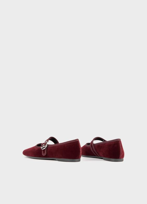 VAGABOND JOLIN  MJ  FLAT  - CHERRY VELVET