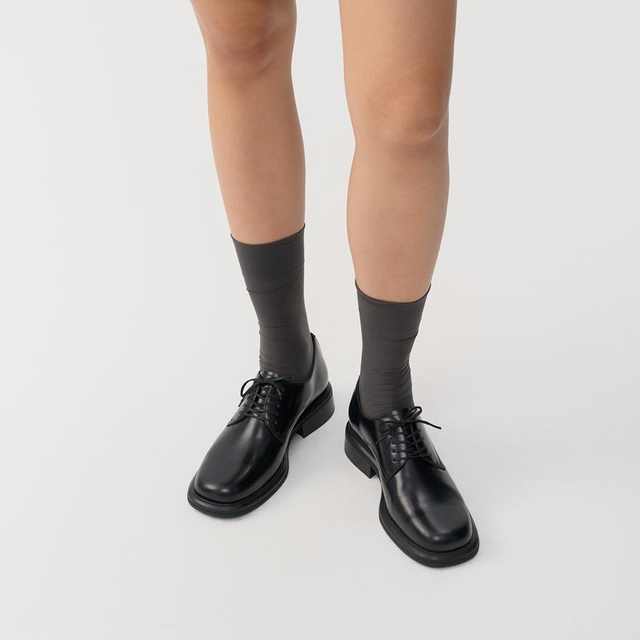 【tana nagi】que shoes 　derby 黒　Mサイズ VAGABOND WOMEN'S ELLIS OXFORDS – Shoe Market NYC