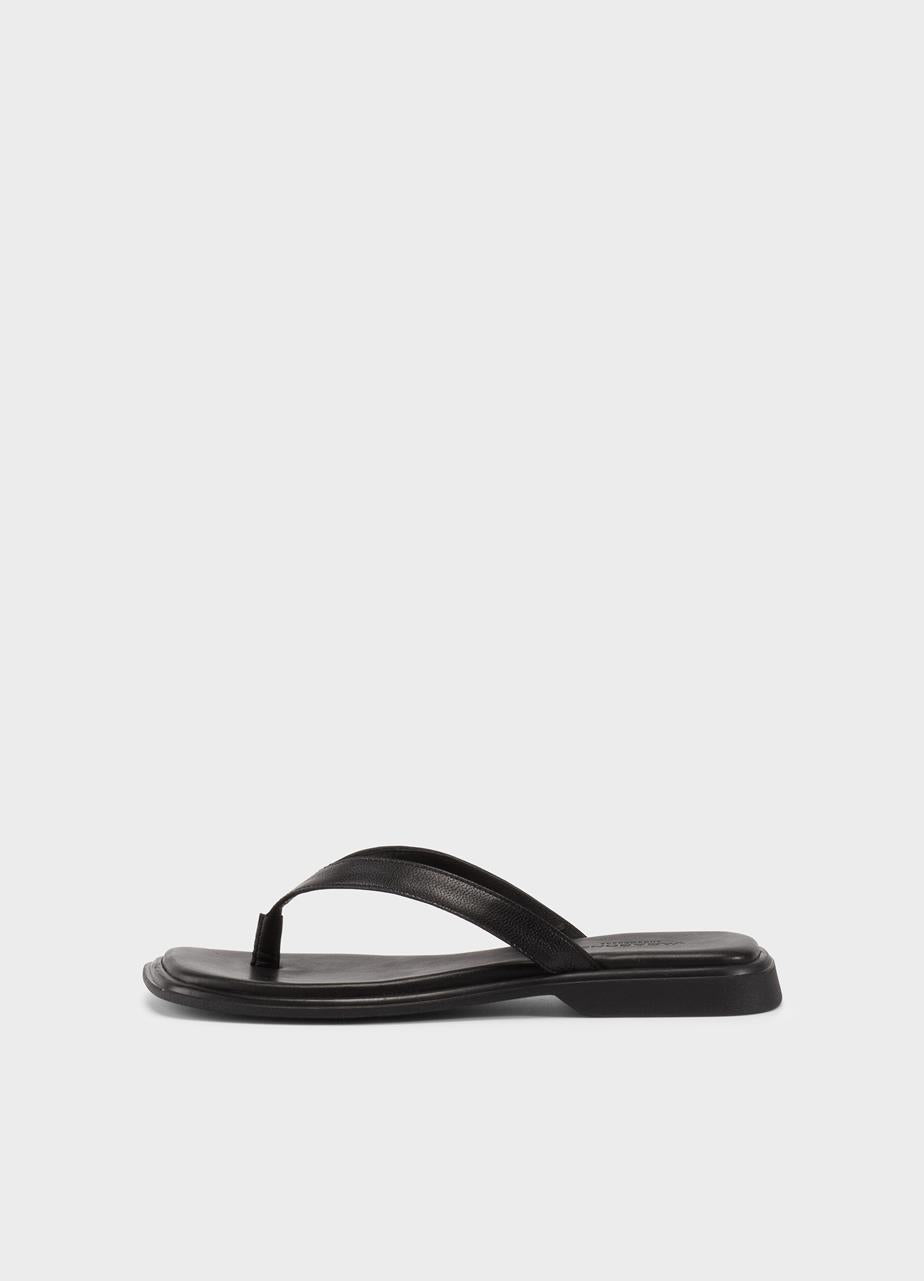 VAGABOND IZZY FLIP-FLOP BLACK - Shoe Market NYC
