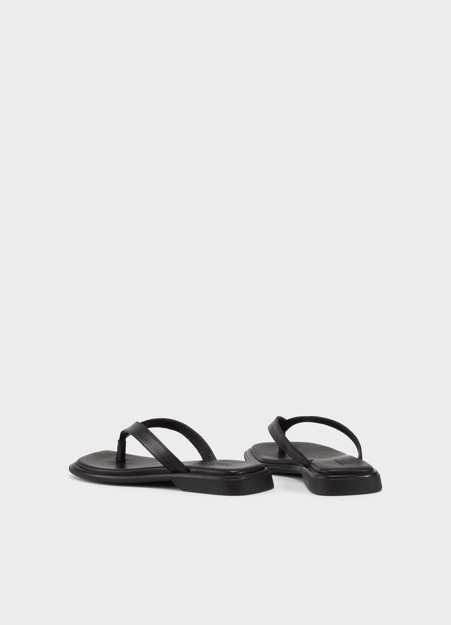 VAGABOND IZZY FLIP-FLOP BLACK - Shoe Market NYC