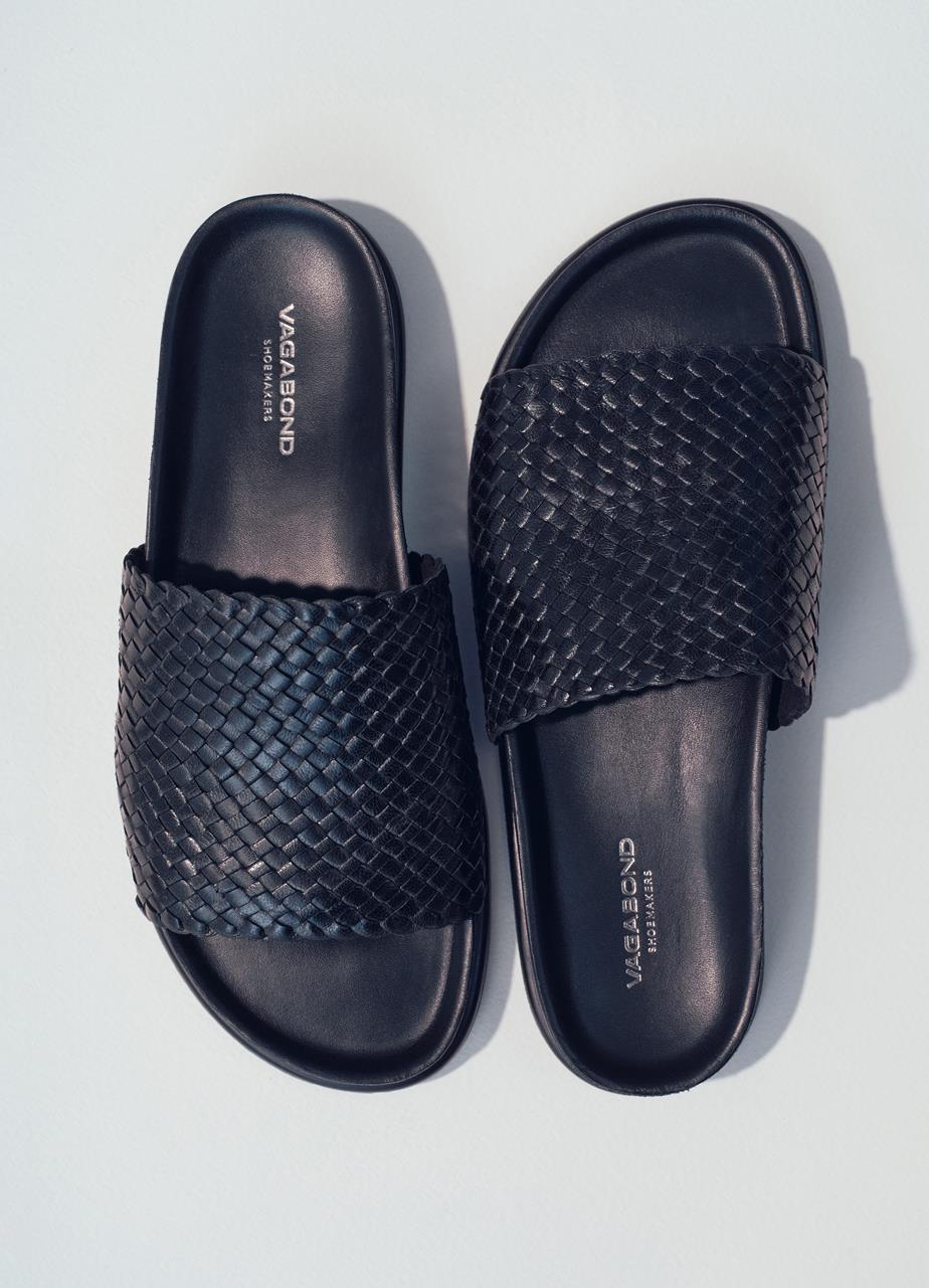 VAGABOND EFFIE WOVEN SLIDES
