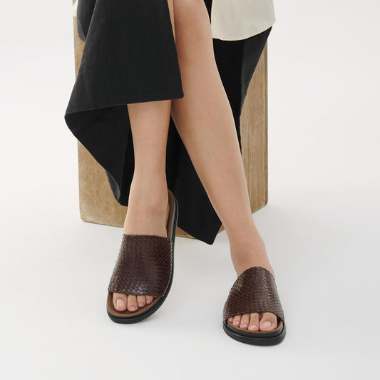VAGABOND EFFIE WOVEN SLIDES