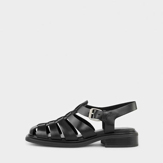 VAGABOND ELLIS FISHERMAN SANDALS BLACK