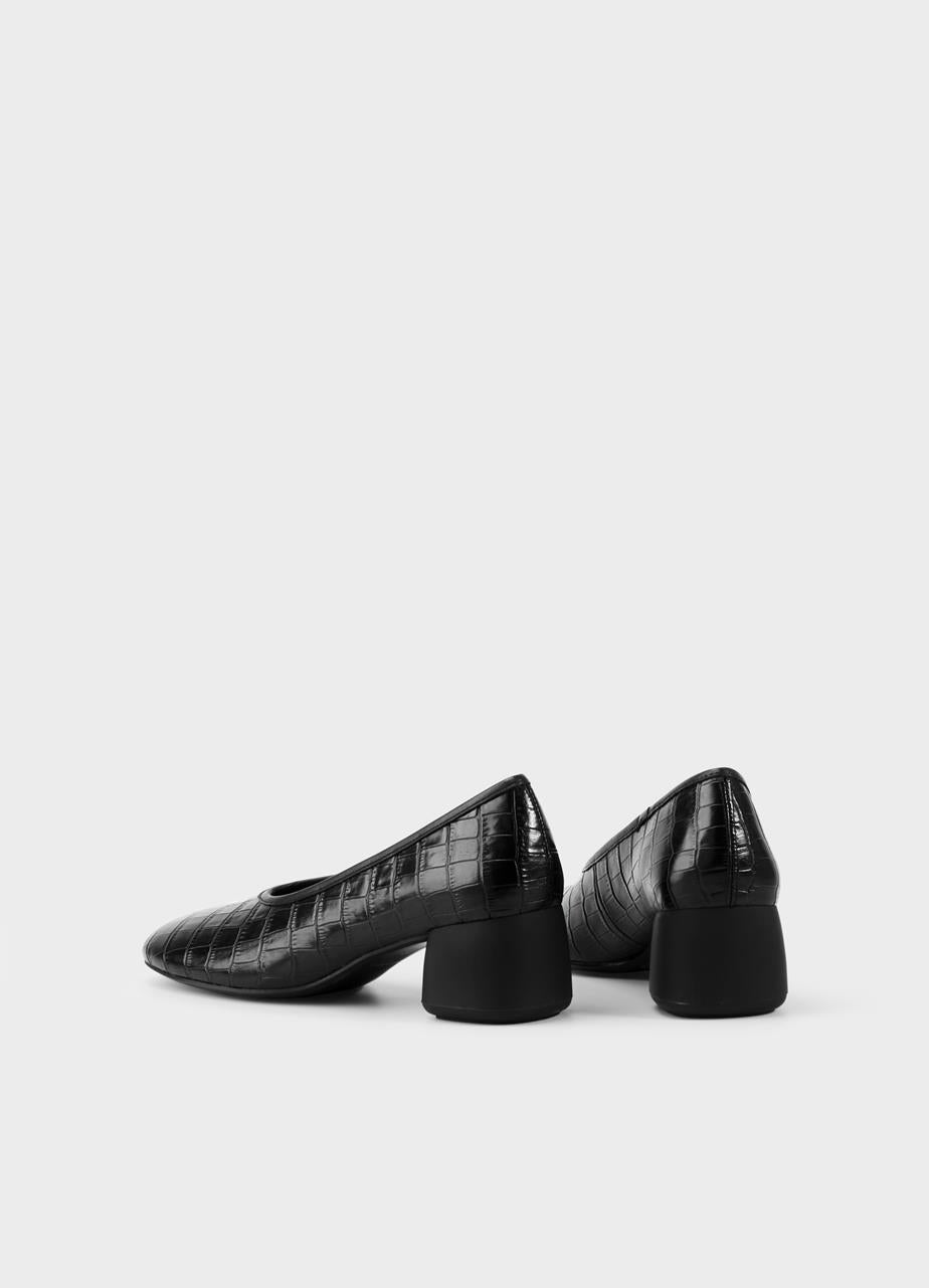VAGABOND LIVIA PUMP BLACK CROCO