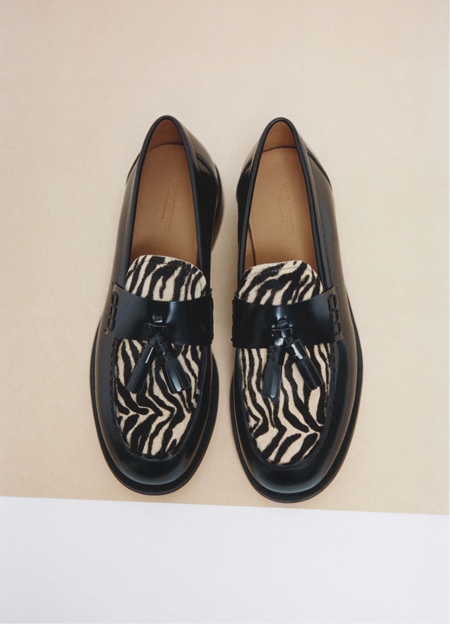 VAGABOND LINN PENNY- BEIGE/LEO