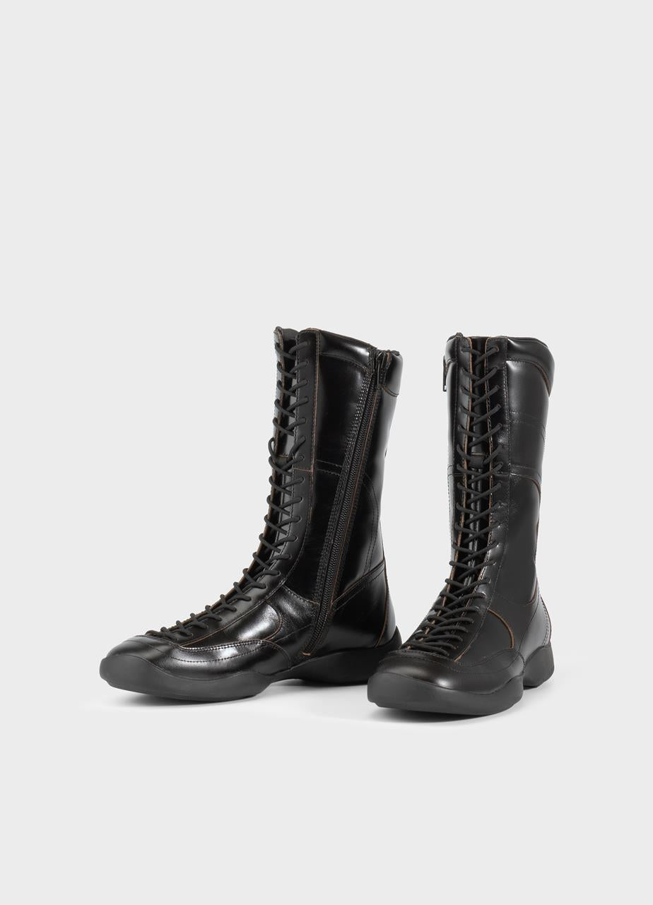 VAGABOND SKY LACE UP BOOT-BLACK