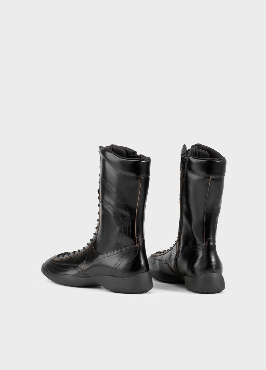 VAGABOND SKY LACE UP BOOT-BLACK