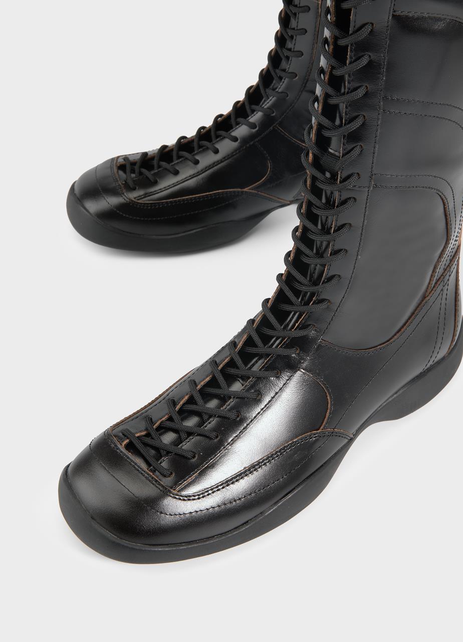 VAGABOND SKY LACE UP BOOT-BLACK