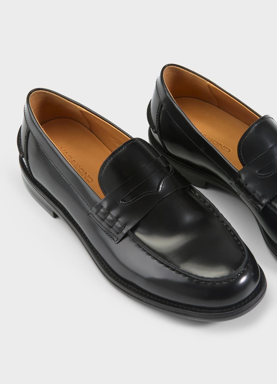 VAGABOND STEVEN-LOAFER PLAIN BLK