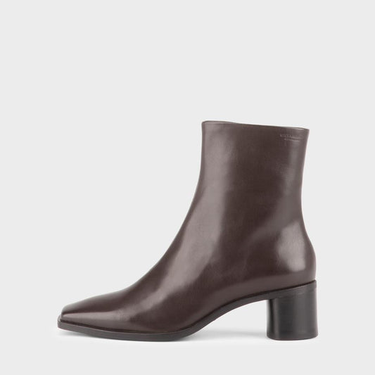 VAGABOND FAY BOOTS-CHOCOLATE LEATHER