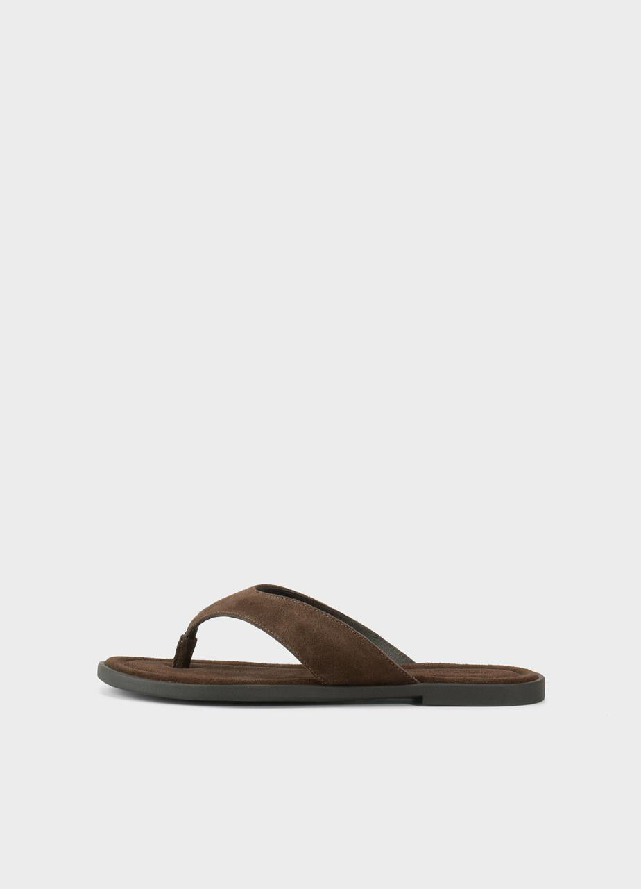 VAGABOND ZAIDA SANDALS DARK BROWN SUEDE