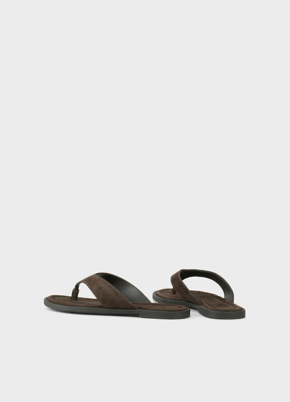 VAGABOND ZAIDA SANDALS DARK BROWN SUEDE