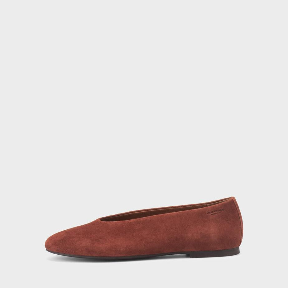 VAGABOND ALEYA SOFT FLATS IN RUST - Shoe Market NYC