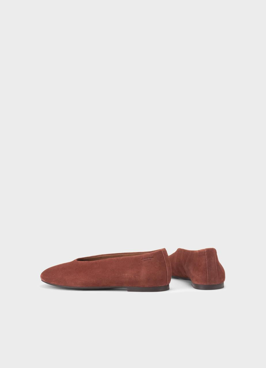VAGABOND ALEYA SOFT FLATS IN RUST - Shoe Market NYC