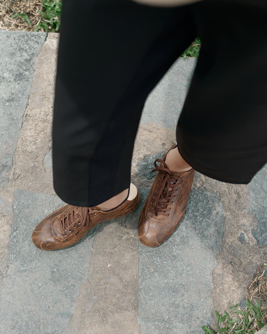 VAGABOND HOLLIE SNEAKER- CHESTNUT