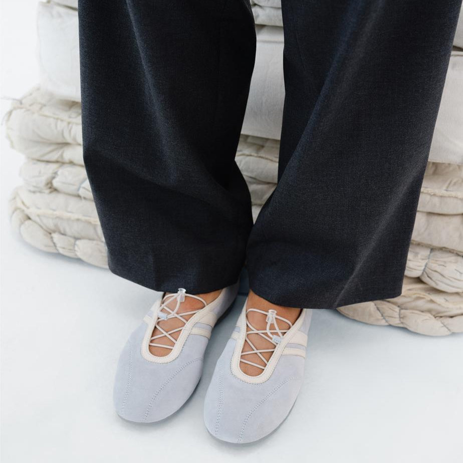 VAGABOND HOLLIE BALLERINA LACE BLUE SUEDE