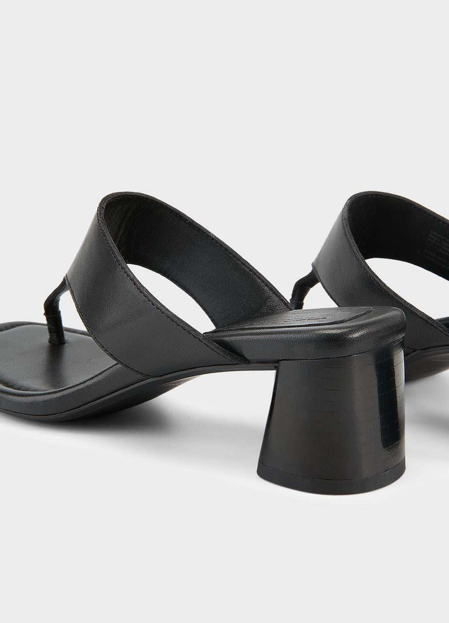 VAGABOND EVIE HEELED SANDALS BLACK - Shoe Market NYC