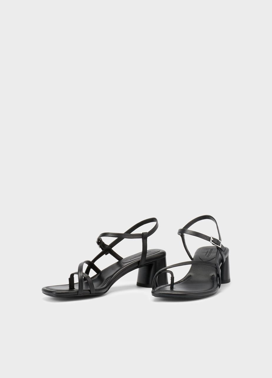 VAGABOND EVIE STRAPPY SANDALS -BLACK - Shoe Market NYC